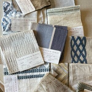 Cowtan & Tout Fabric Swatches set of 12